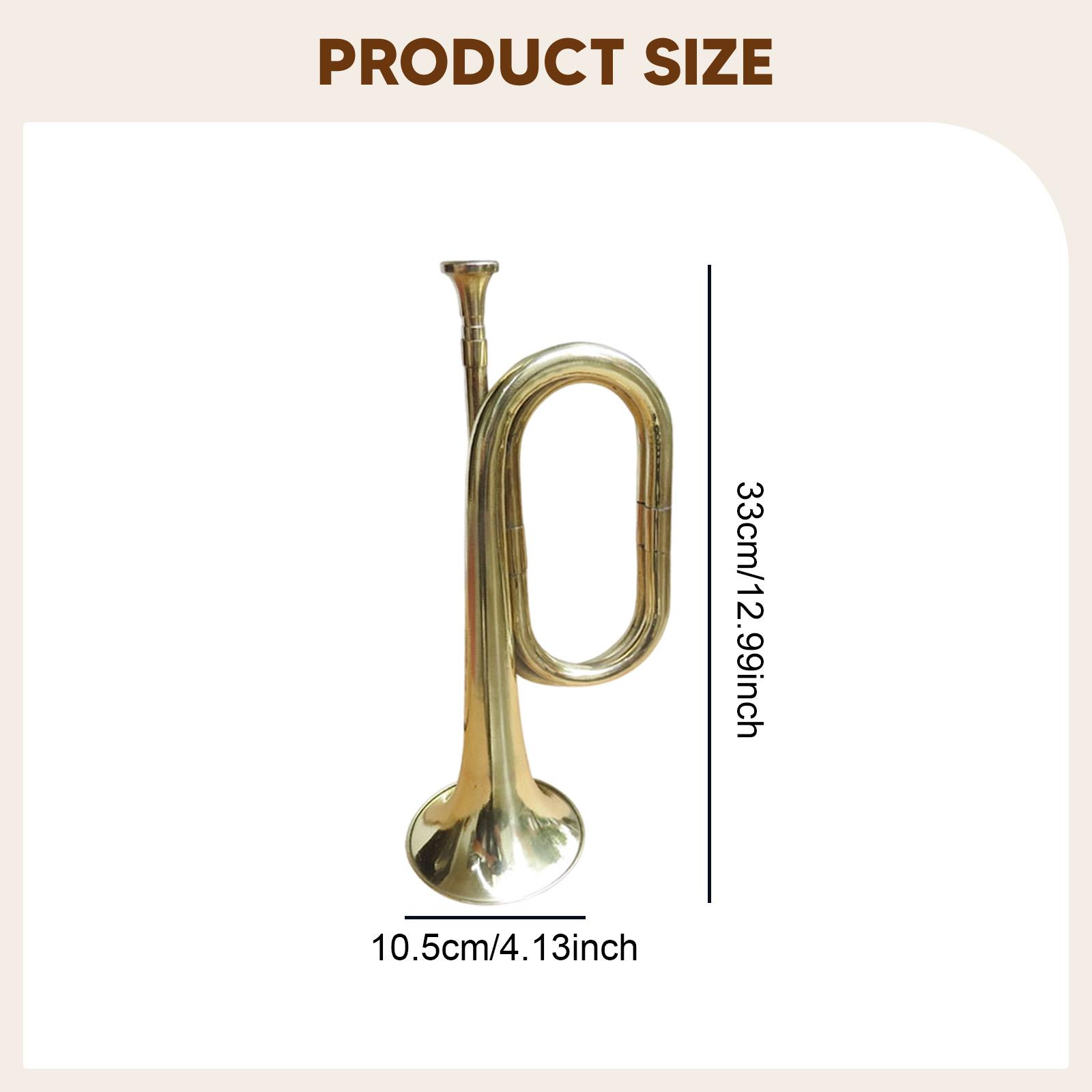 Musical Instrument Cornet - Corneta de Trompete, Instrumento Musical Portátil