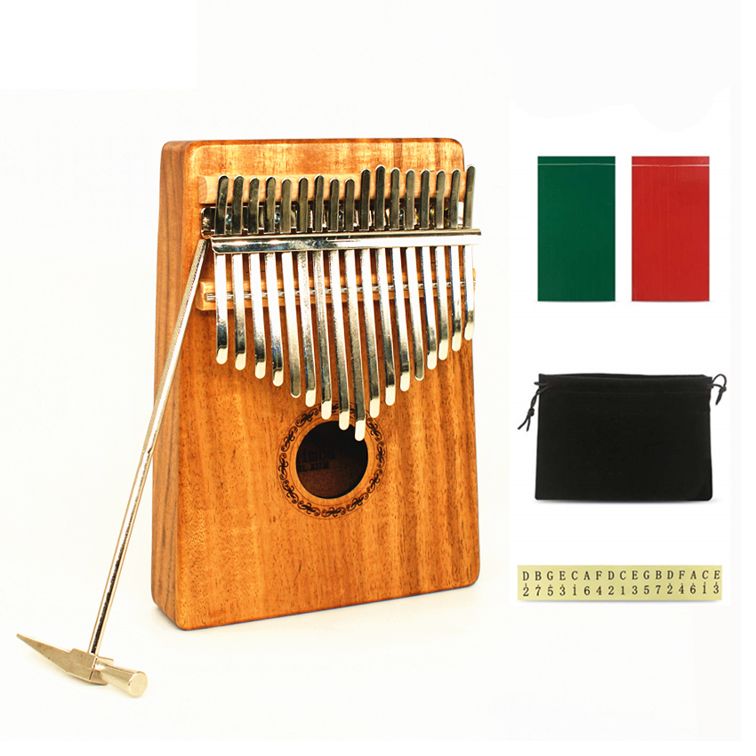 Musical Instrument Marimba - JDR 17 Teclas Kalimba de Dedo