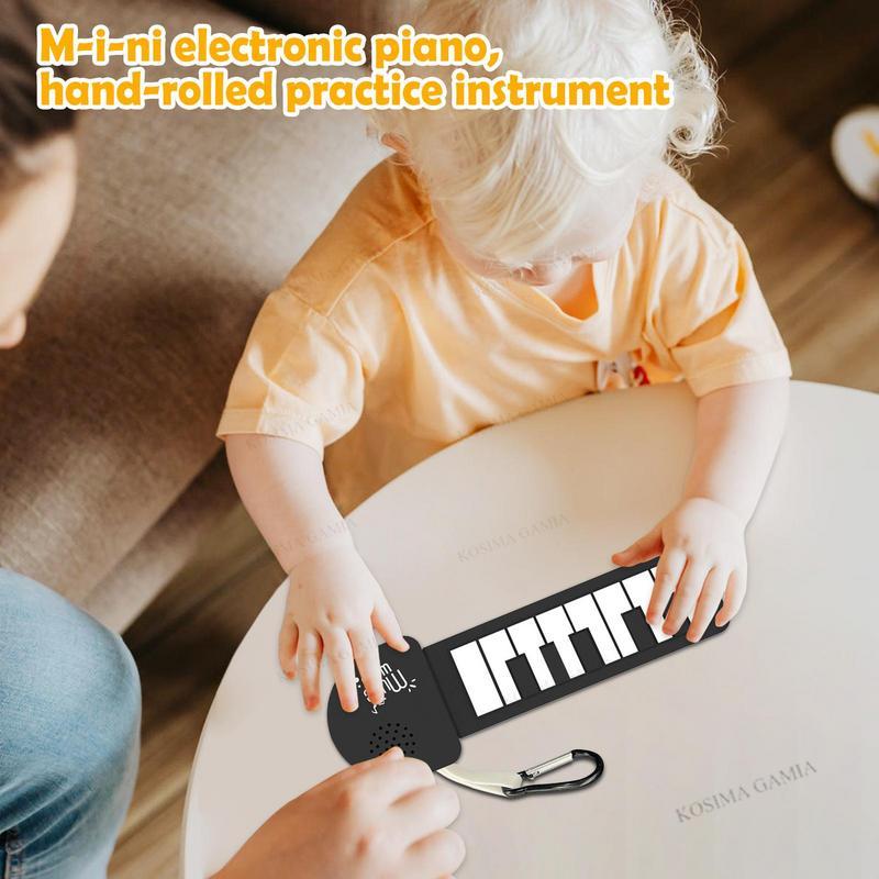 Musical Instrument Project - Piano Eletrônico Dobrável de Silicone, Teclado