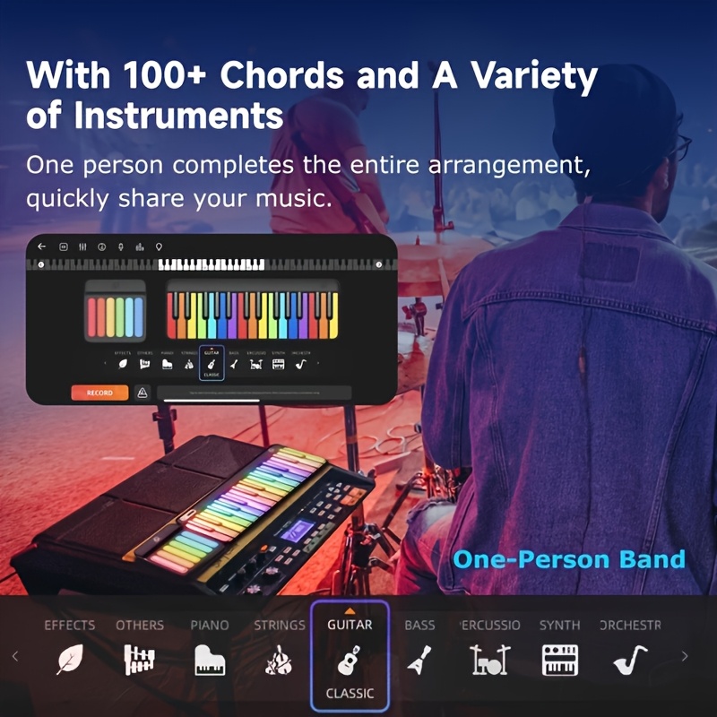 Piano Digital Inteligente Popu - Musical Instrument All avaliação e preço