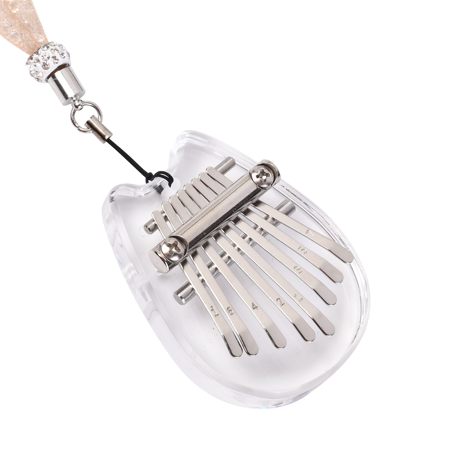 8 teclas mini kalimba requinta - Musical Instrument Marimba avaliação e preço