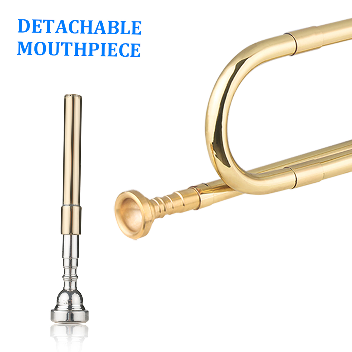 Trompete de cavalaria de tromp - Musical Instrument Cornet avaliação e preço