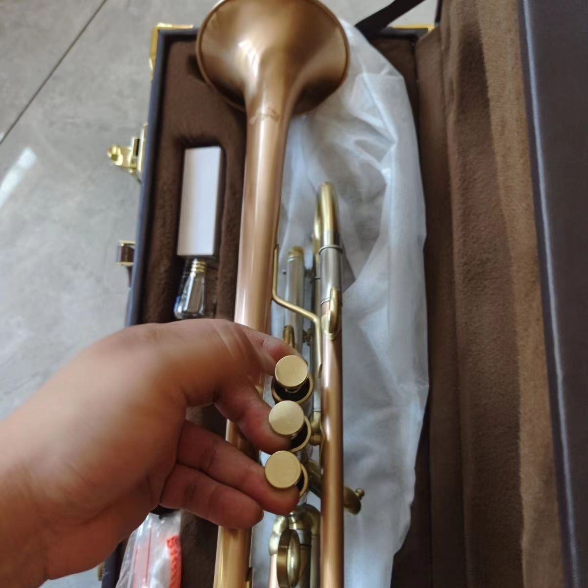 Trompete LT190S-77 instrumento - Musical Instrument Cornet avaliação e preço