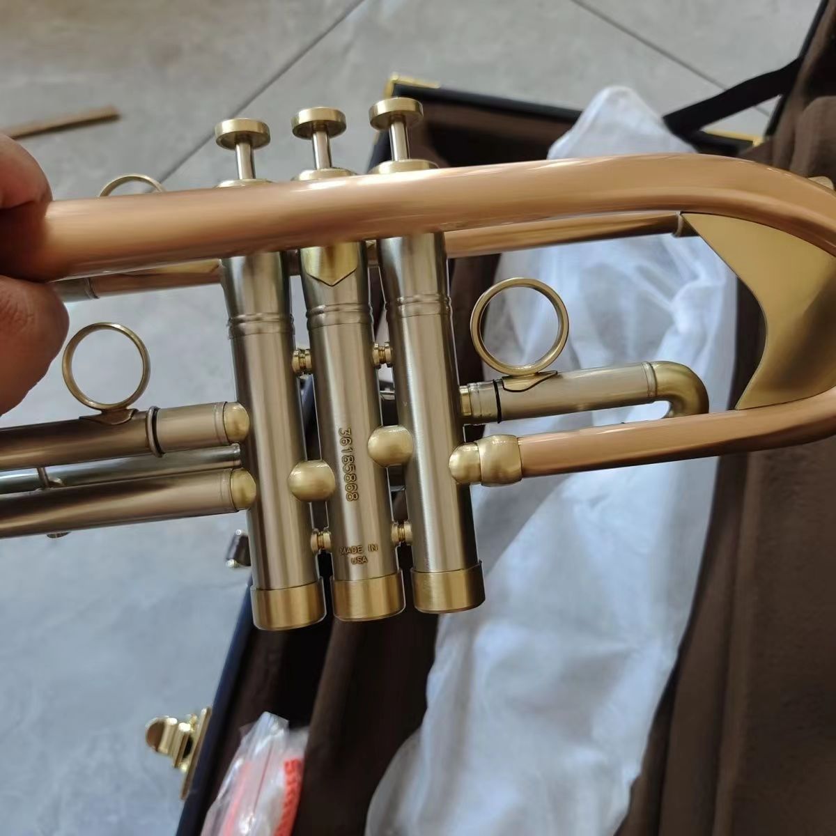 Trompete LT190S-77 instrumento - Musical Instrument Cornet avaliação e preço