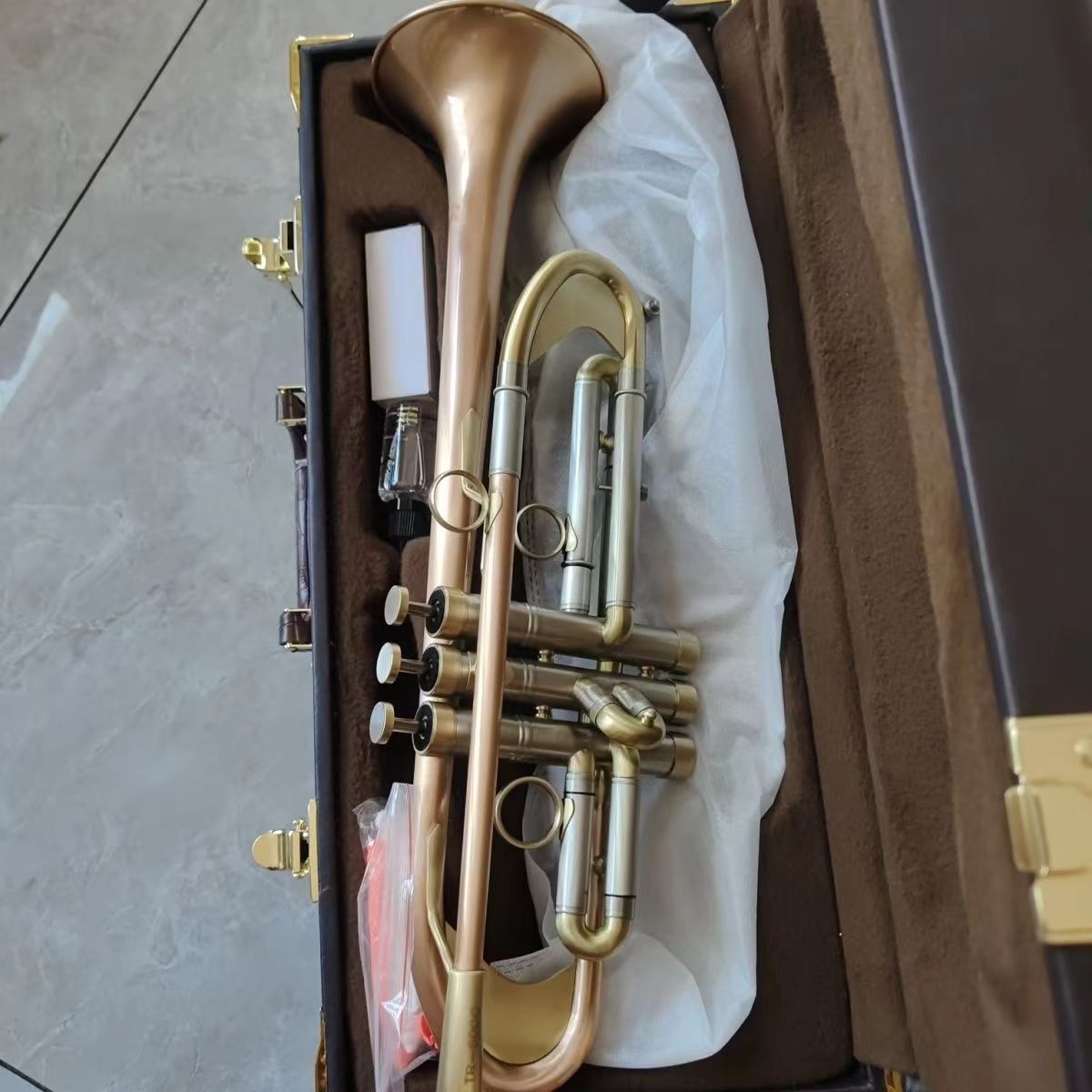 Trompete LT190S-77 instrumento - Musical Instrument Cornet avaliação e preço