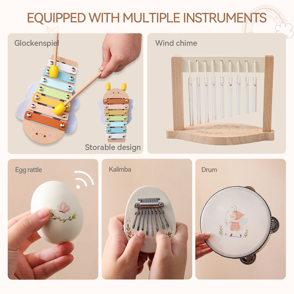 Brinquedos musicais de madeira - Musical Instrument Project avaliação e preço