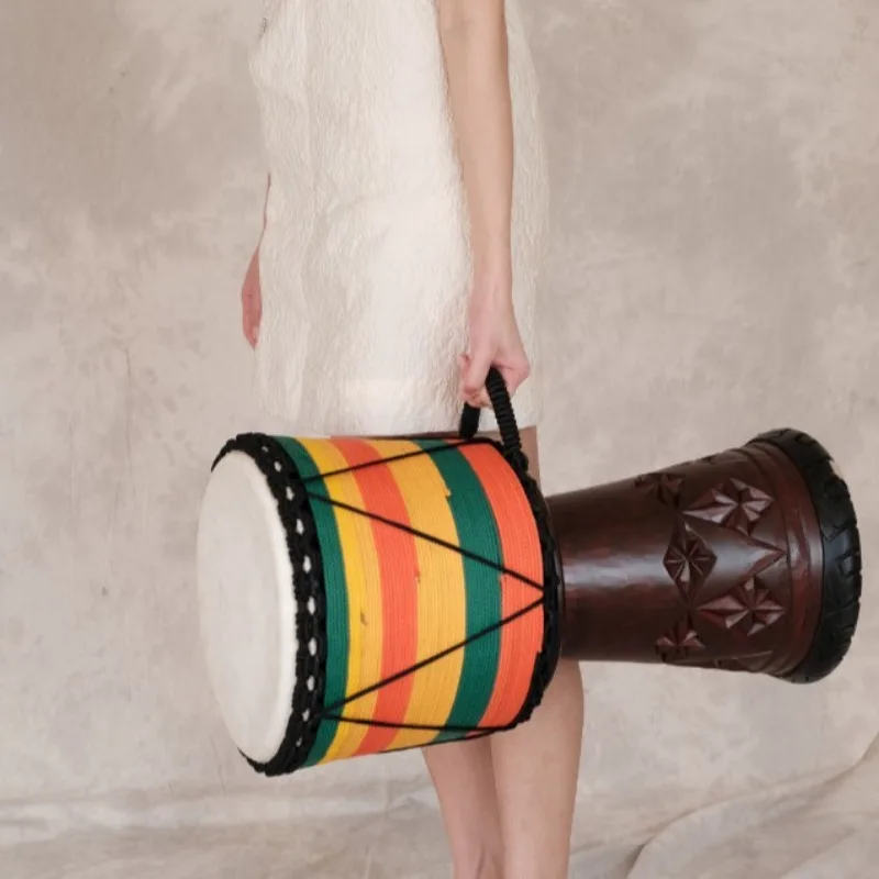 12 Polegada djembe mogno tambo - Musical Instrument All avaliação e preço