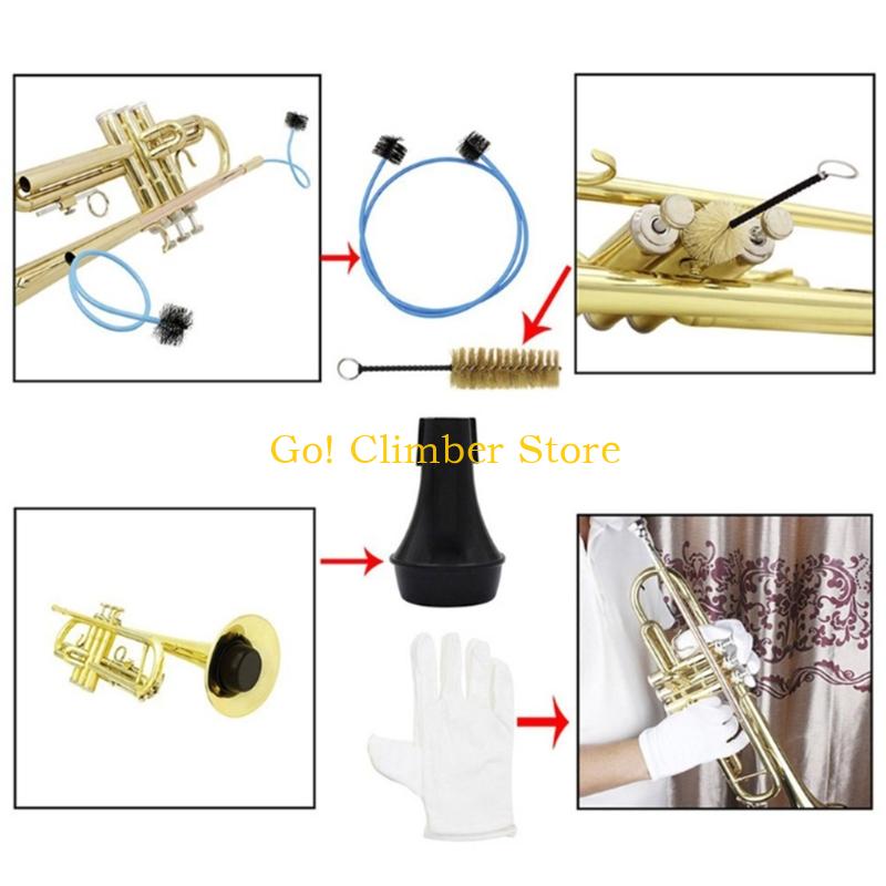 Q84c bocal escova instrumento  - Musical Instrument Cornet avaliação e preço