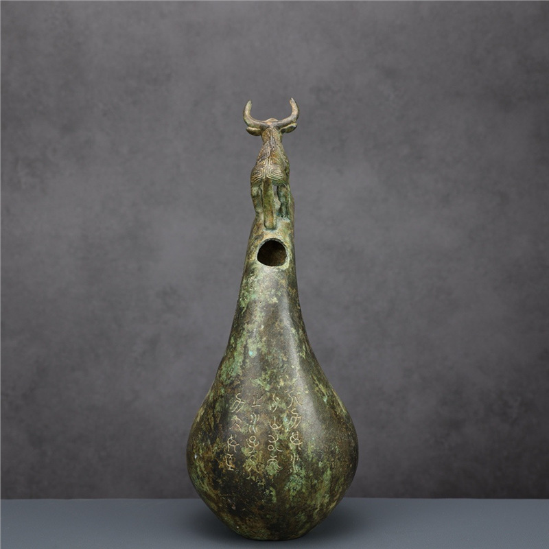 Antigo yunnan nacional gado co - Musical Instrument Ancient avaliação e preço