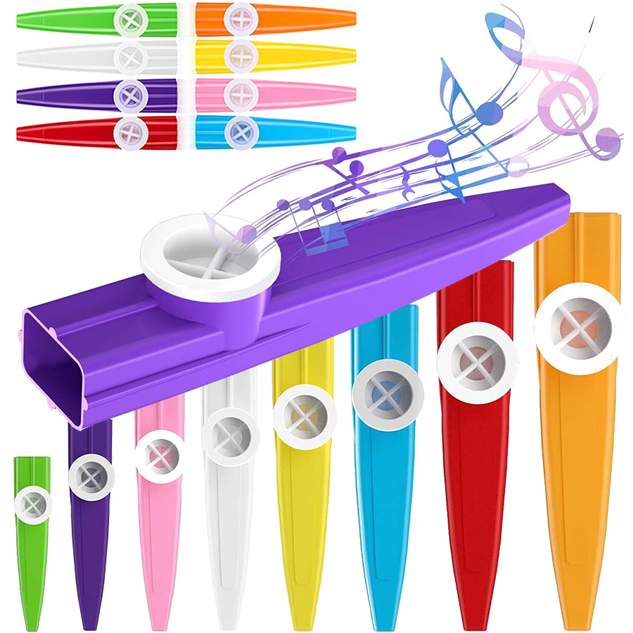 9 peças de Kazoo de Plástico d - Musical Instrument Ancient avaliação e preço