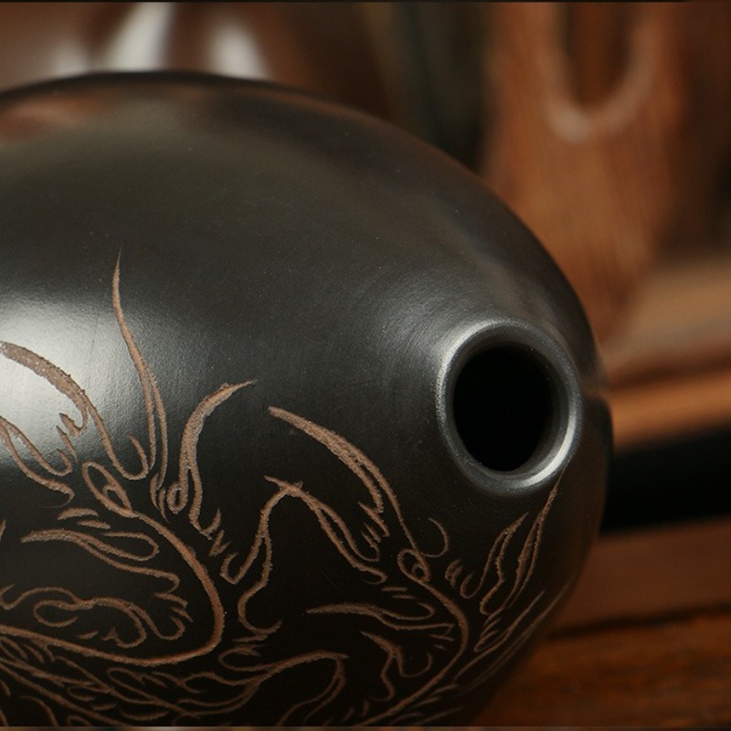 8 buracos ocarina preto portát - Musical Instrument Project avaliação e preço