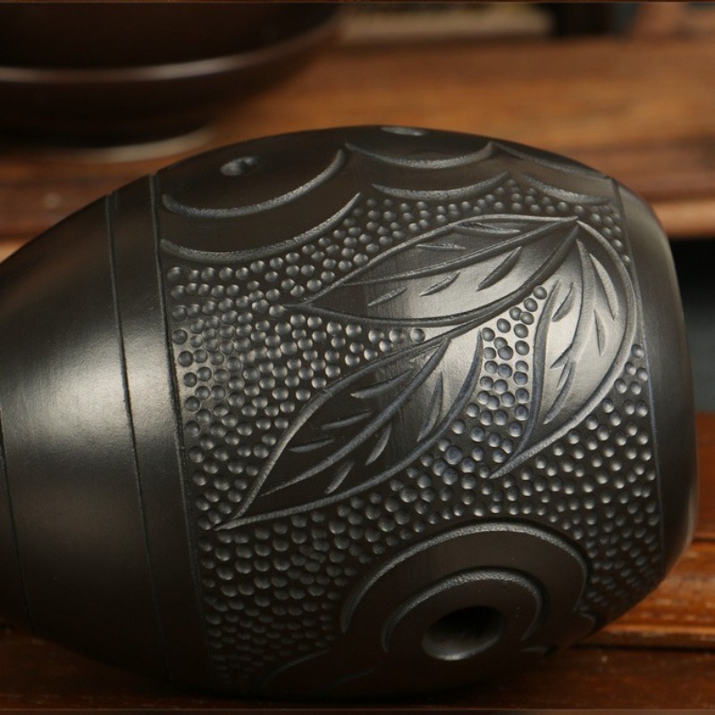 8 buracos ocarina preto portát - Musical Instrument Project avaliação e preço