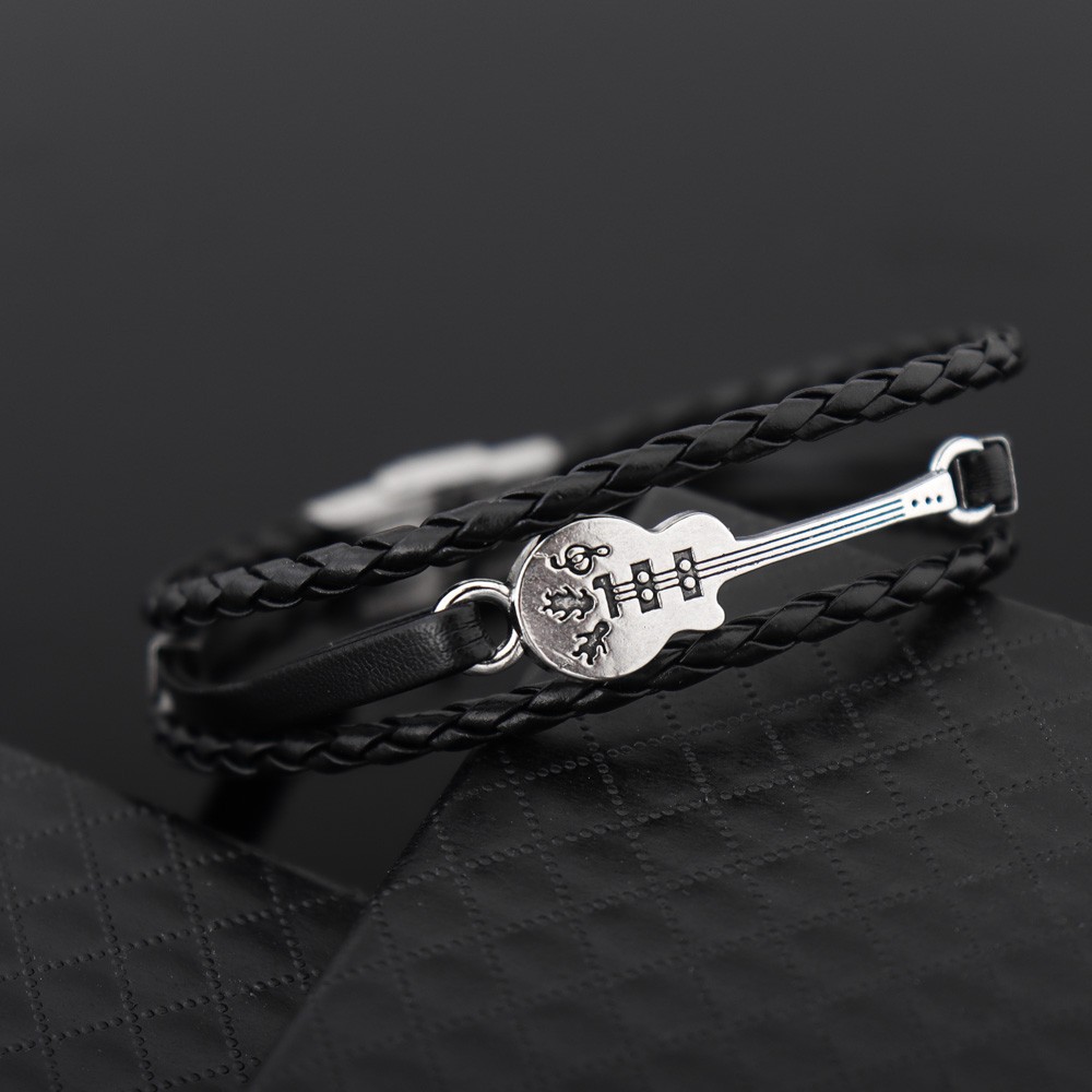 Pulseira de couro exclusiva pa - Musical Instrument All avaliação e preço