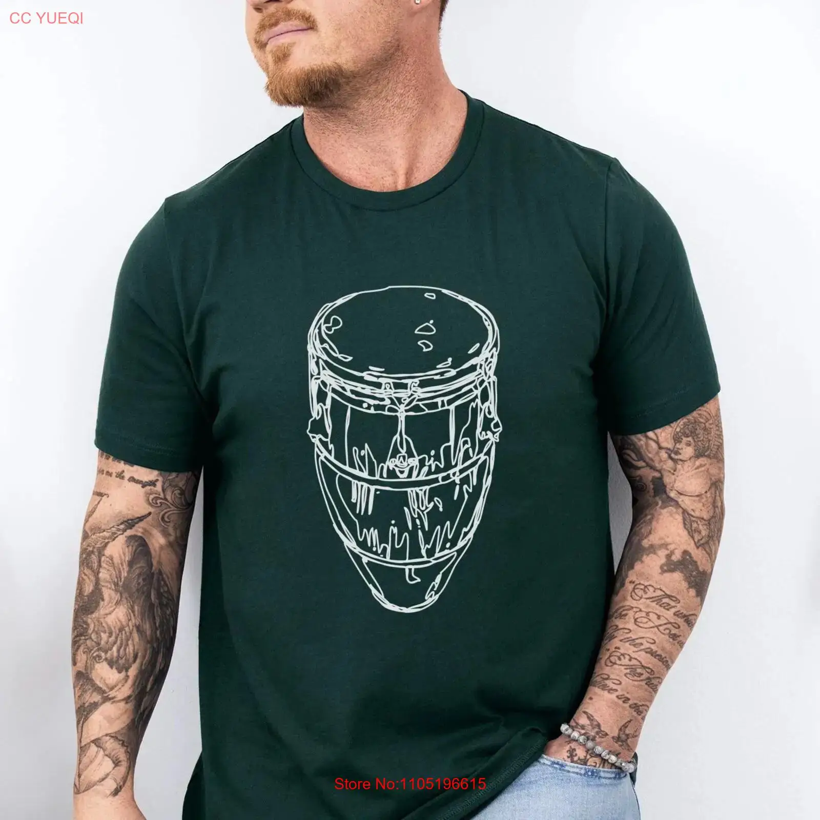 Conga tambor t camisa percussã - Musical Instrument Congo avaliação e preço